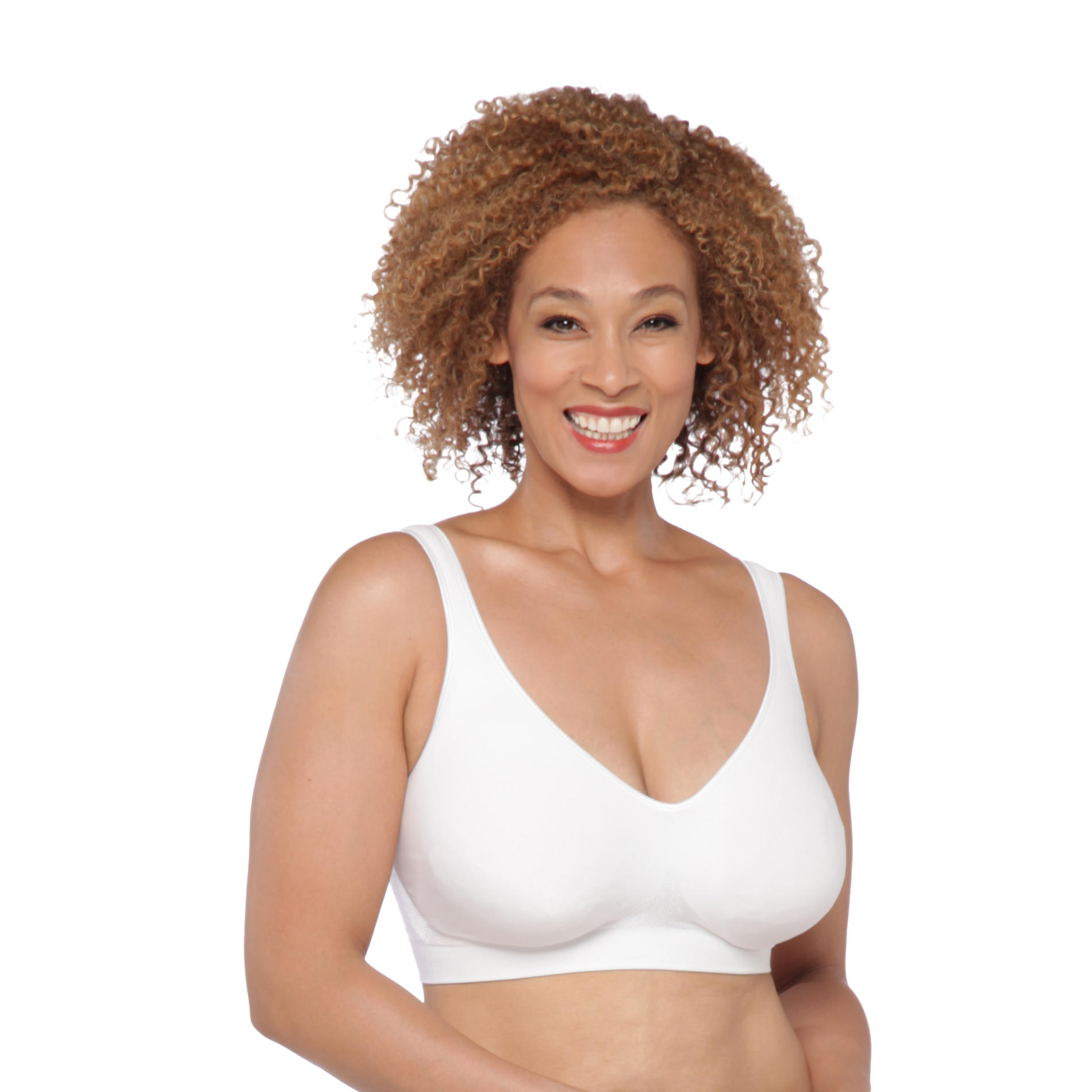 Bali Women S Plus Comfort Revolution Wire Free Bra 3484