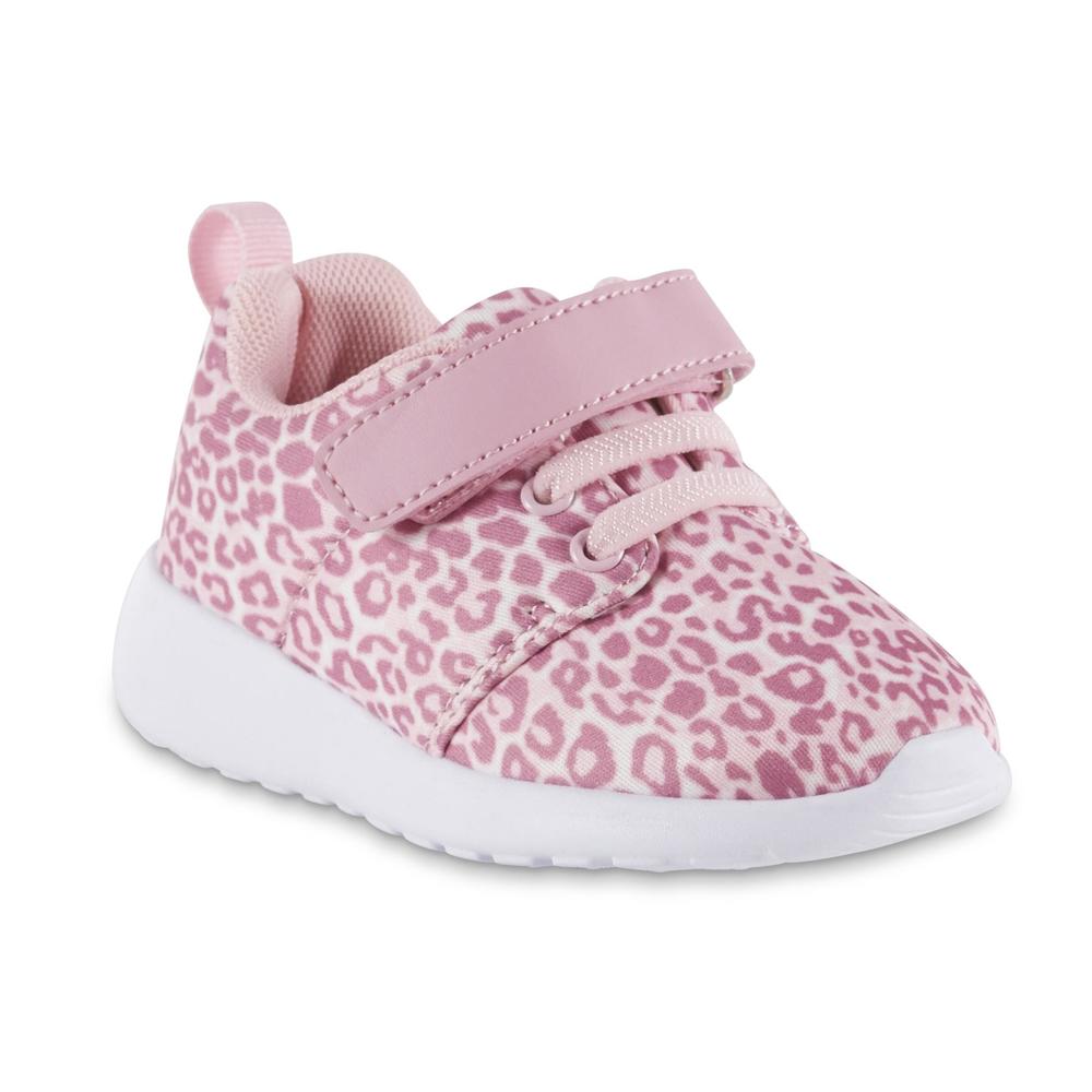 Athletech Toddler Girls' Sneaker - Pink/Leopard