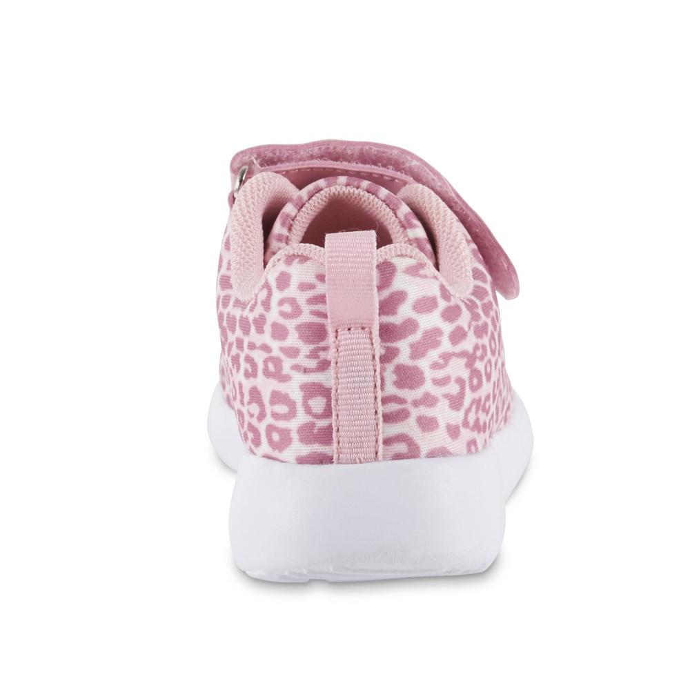 Athletech Toddler Girls' Sneaker - Pink/Leopard