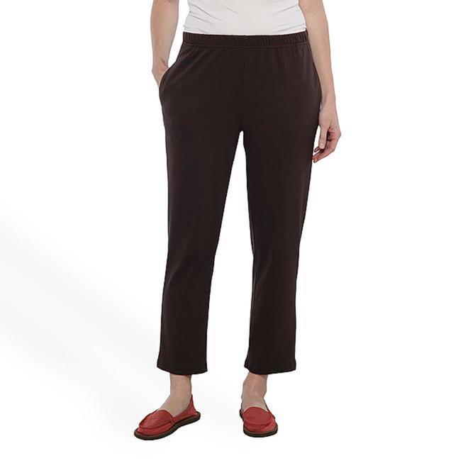 Basic Editions Women's Pull On Knit Pants