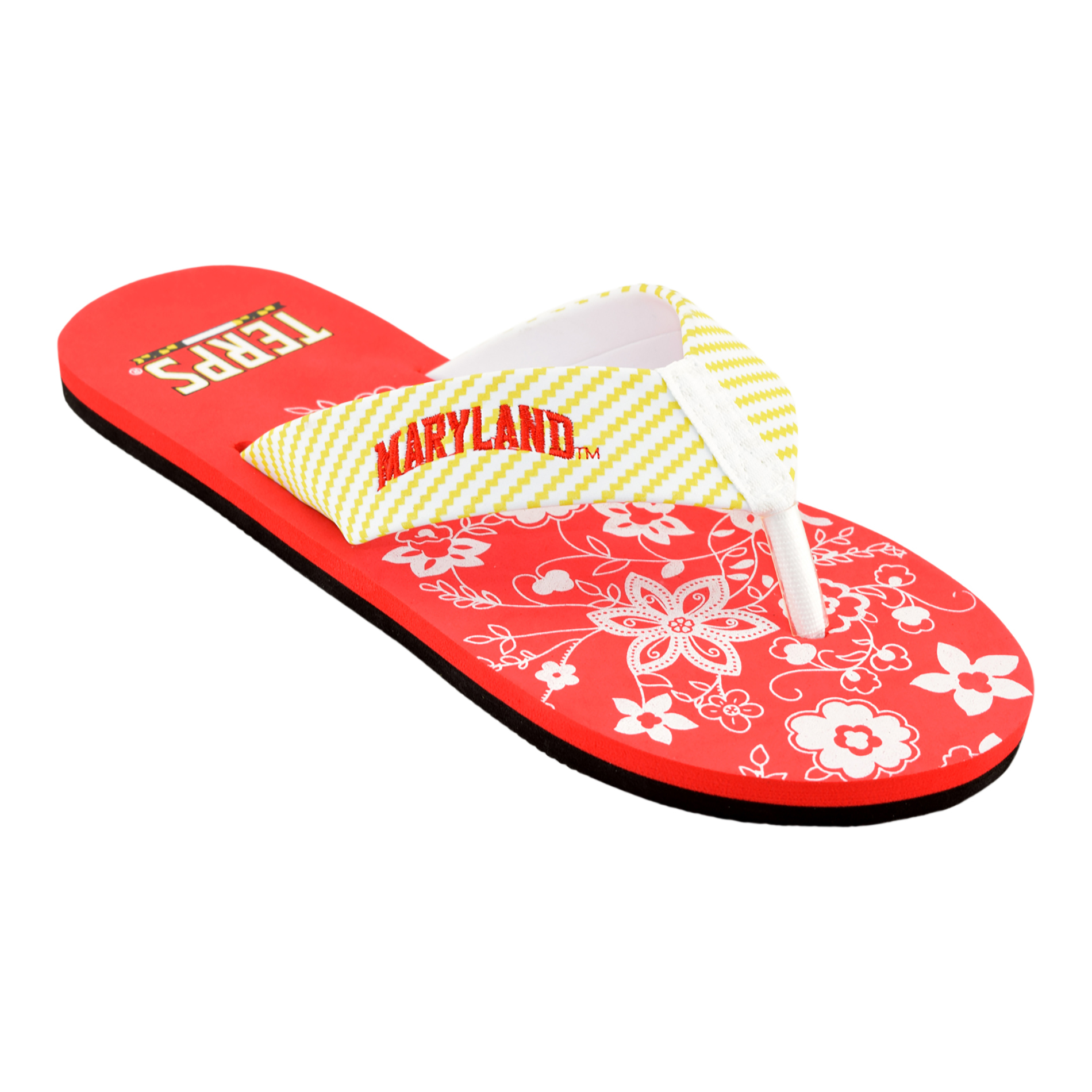 NCAA Women’s Maryland Terrapins Flip-Flop, Size: Large NCAA Women’s Maryland Terrapins Flip-Flop, Size: Large