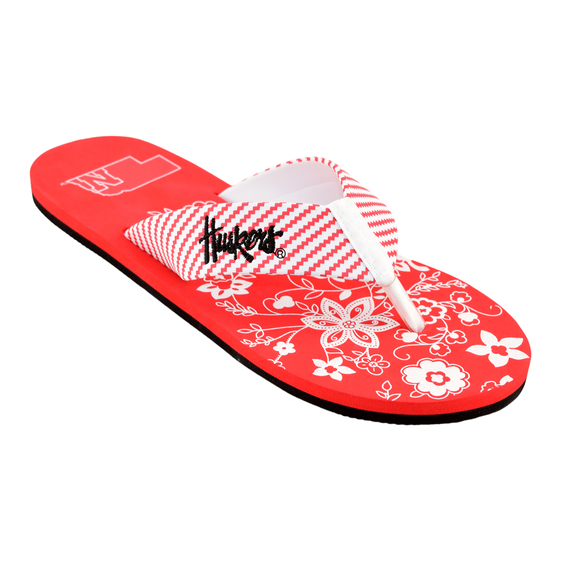 NCAA Women’s Nebraska Cornhuskers Flip-Flop, Size: Medium NCAA Women’s Nebraska Cornhuskers Flip-Flop, Size: Medium