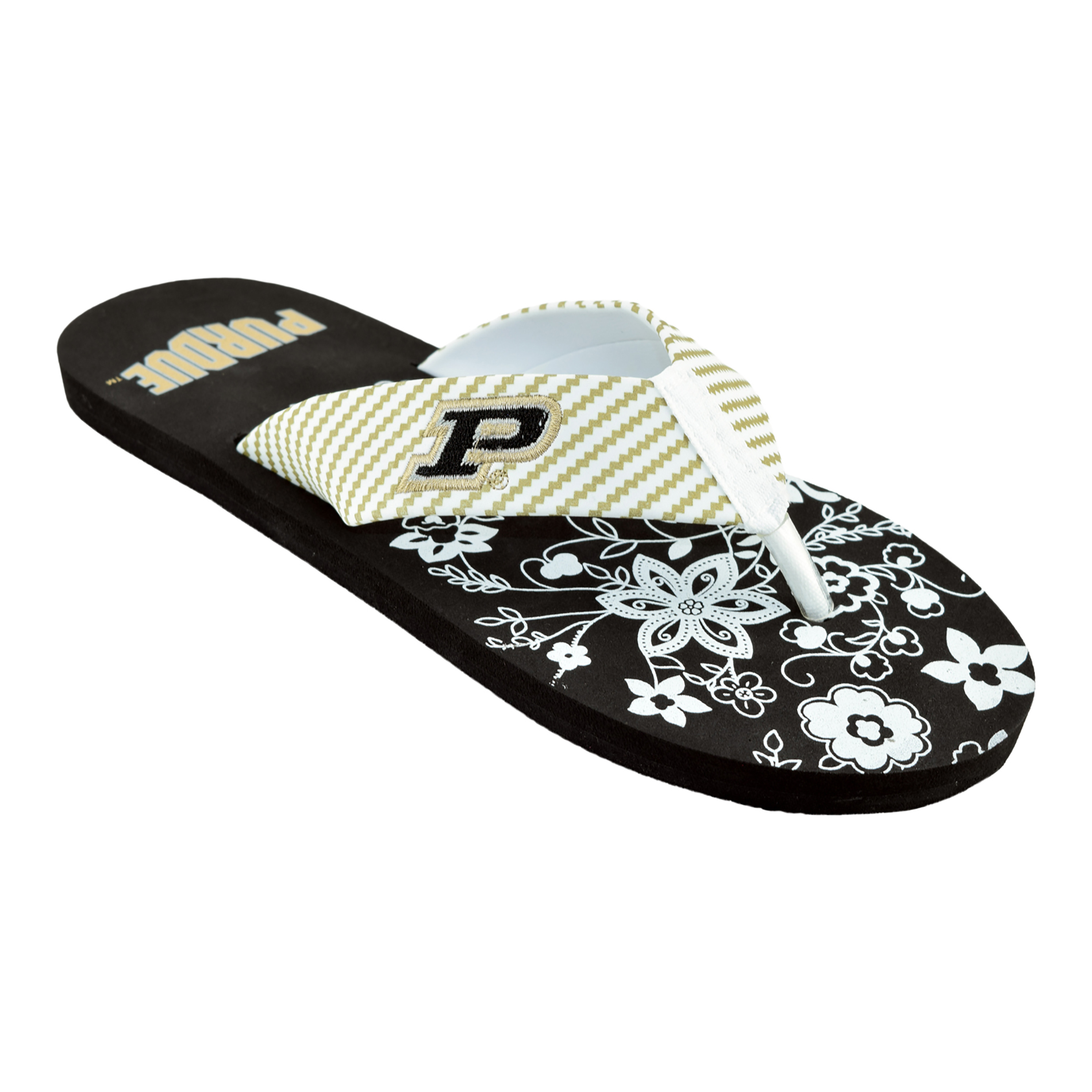 NCAA Women’s Purdue Boilermakers Flip-Flop, Size: Medium NCAA Women’s Purdue Boilermakers Flip-Flop, Size: Medium