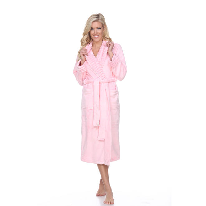 White Mark Women's Super Soft Lounge Robe