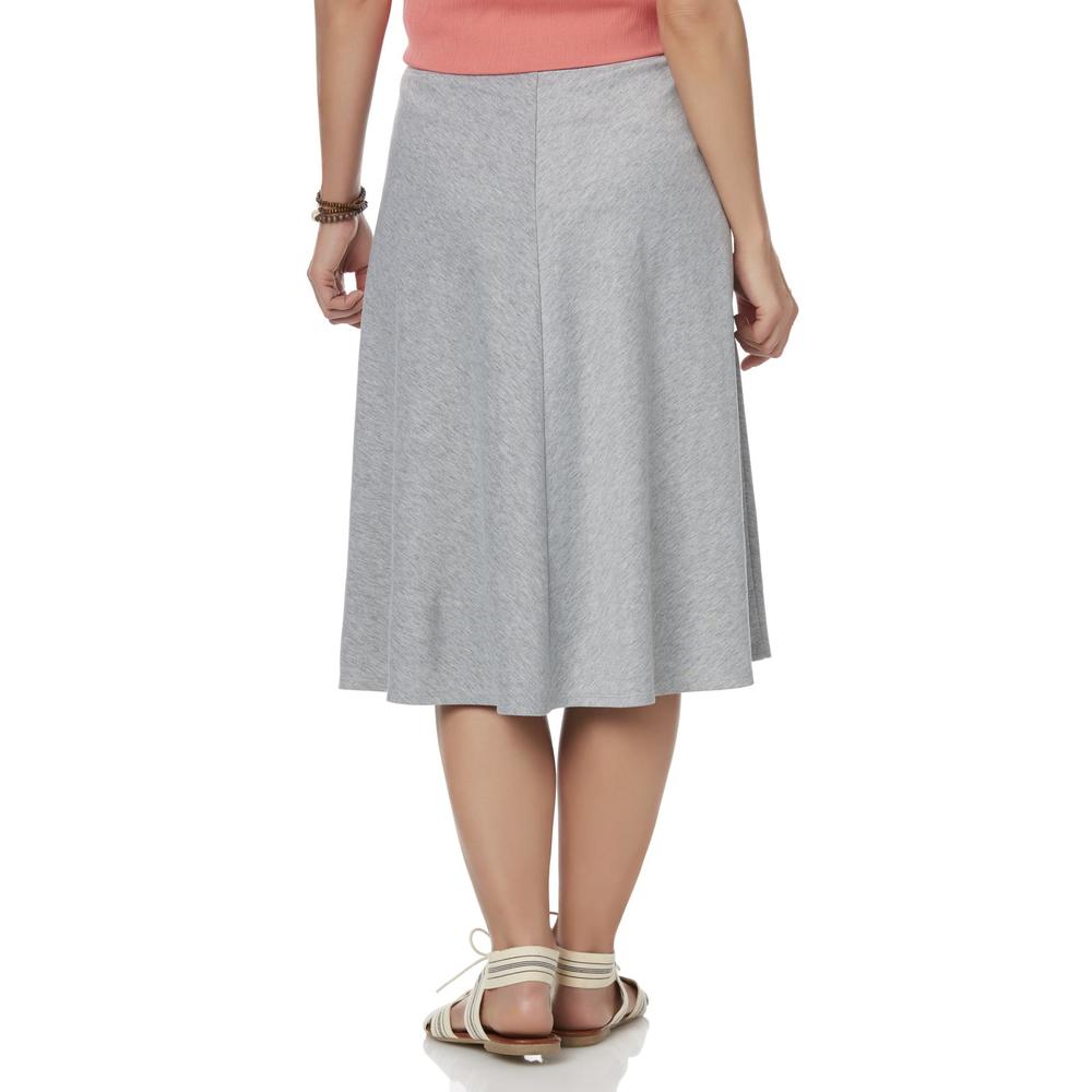 Laura Scott Women's Knit Skirt - Heathered