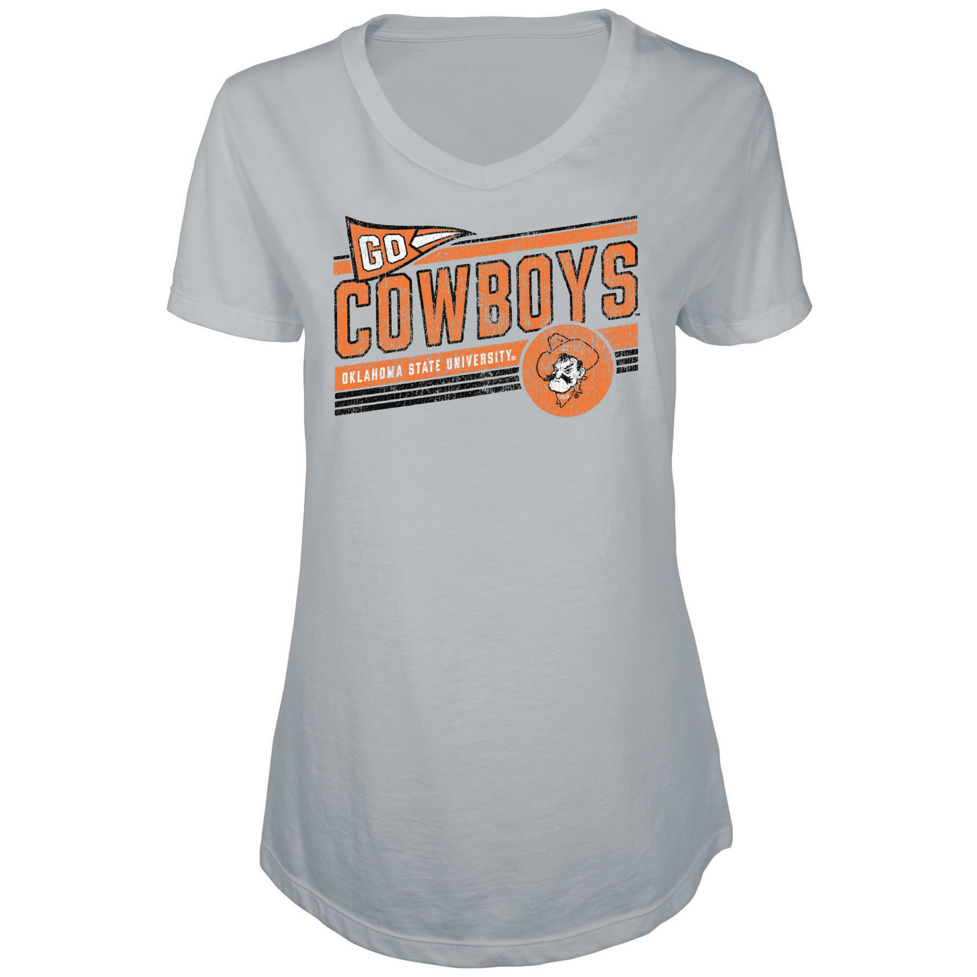 NCAA Women&#8217;s Oklahoma State Cowboys V-Neck T-Shirt