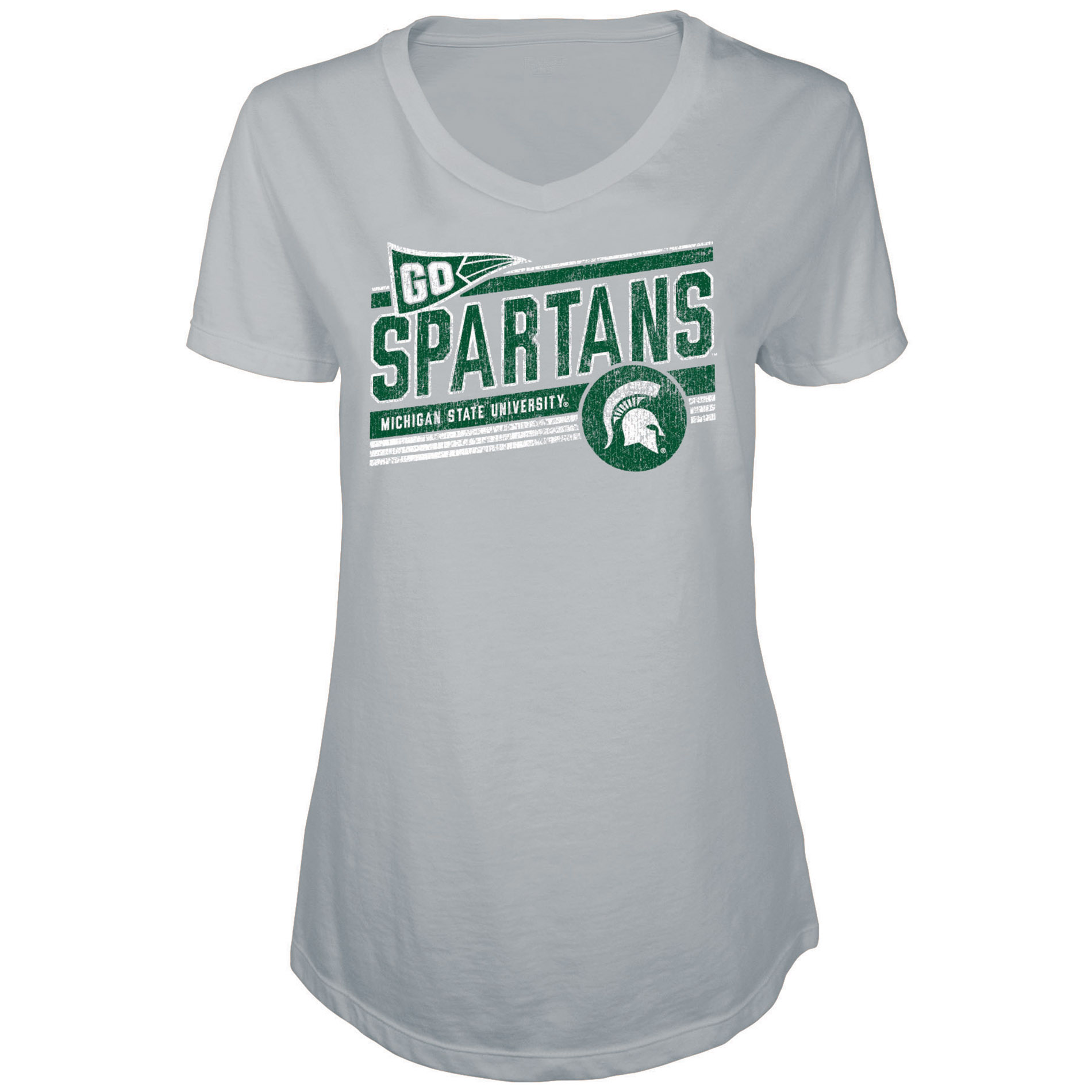 NCAA Women&#8217;s Michigan State Spartans V-Neck T-Shirt
