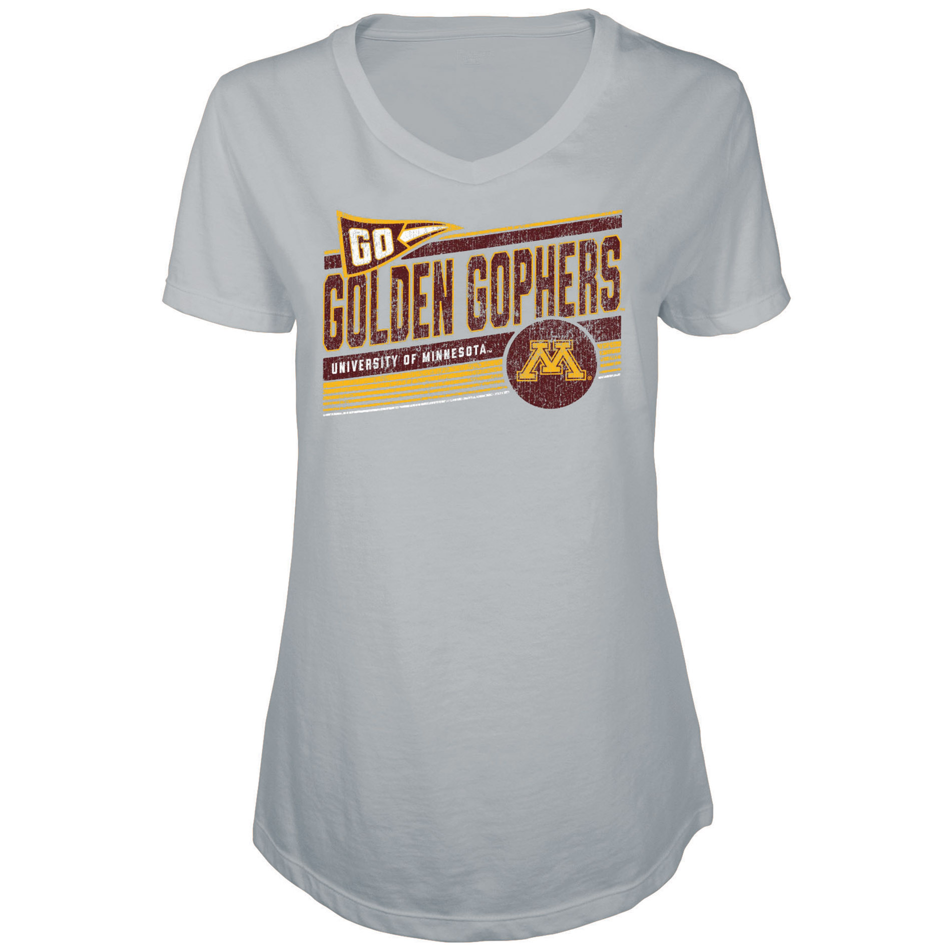 NCAA Women&#8217;s Minnesota Golden Gophers V-Neck T-Shirt
