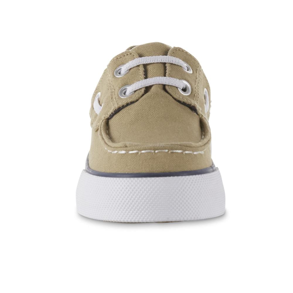 Route 66 Toddler Boys' Maddox Tan Boat Shoe