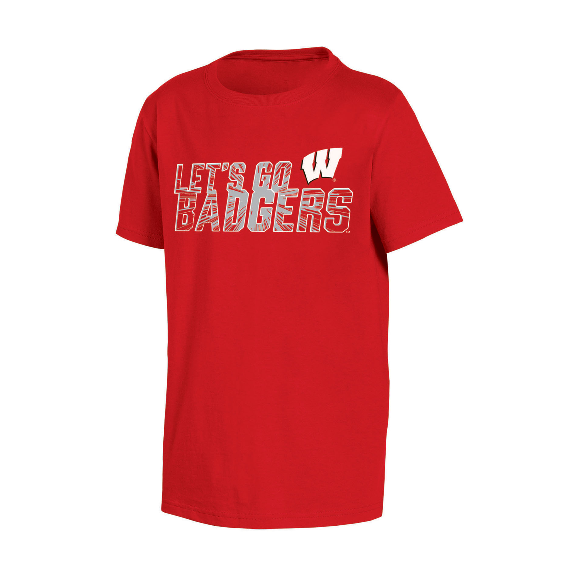 NCAA Boys&#8217; Wisconsin Badgers T-Shirt - Let&#8217;s Go Badgers