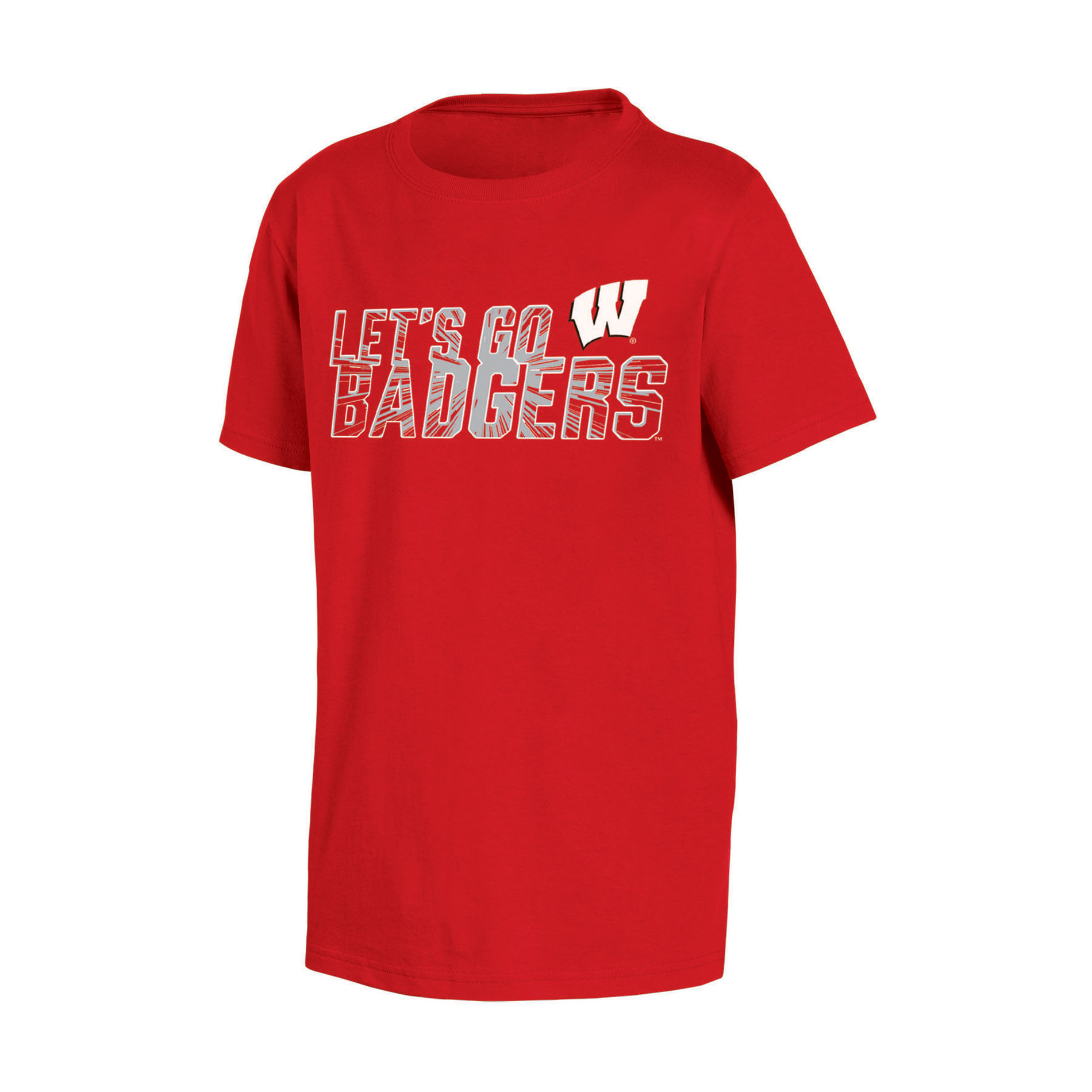 NCAA Boys’ Wisconsin Badgers T-Shirt - Let’s Go Badgers, Size: XL NCAA Boys’ Wisconsin Badgers T-Shirt - Let’s Go Badgers, Size: XL