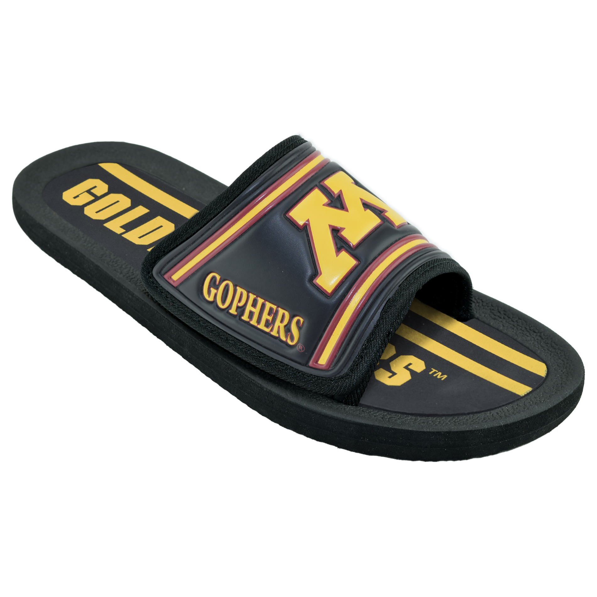 NCAA Men&#8217;s Minnesota Golden Gophers Velcro Slide Slippers