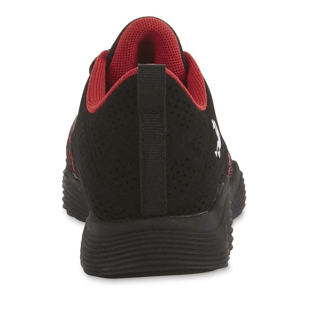 Shaq Boys' Emerge Sneaker - Black/Red