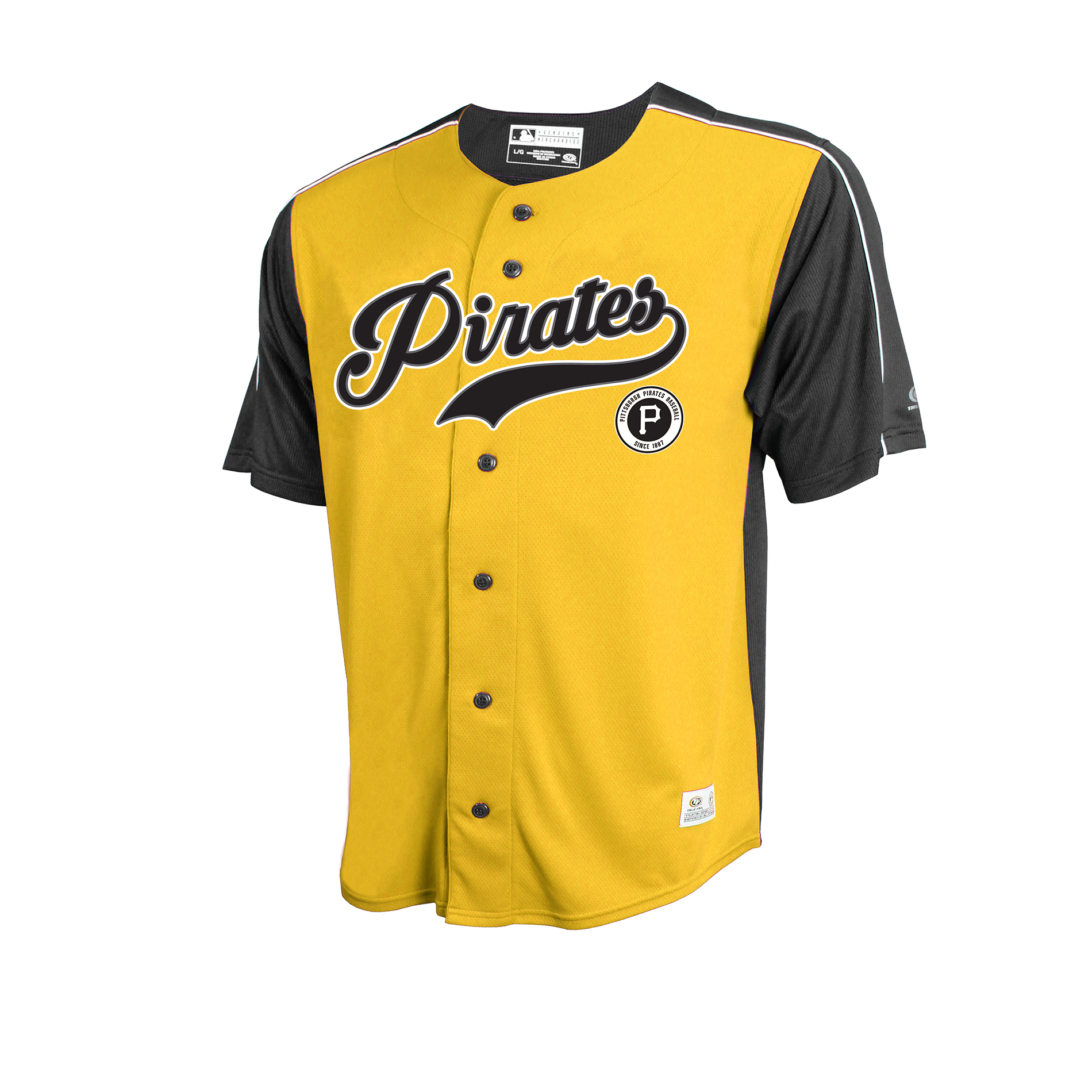 MLB Boys’ Baseball Jersey - Pittsburgh Pirates, Size: Large MLB Boys’ Baseball Jersey - Pittsburgh Pirates, Size: Large