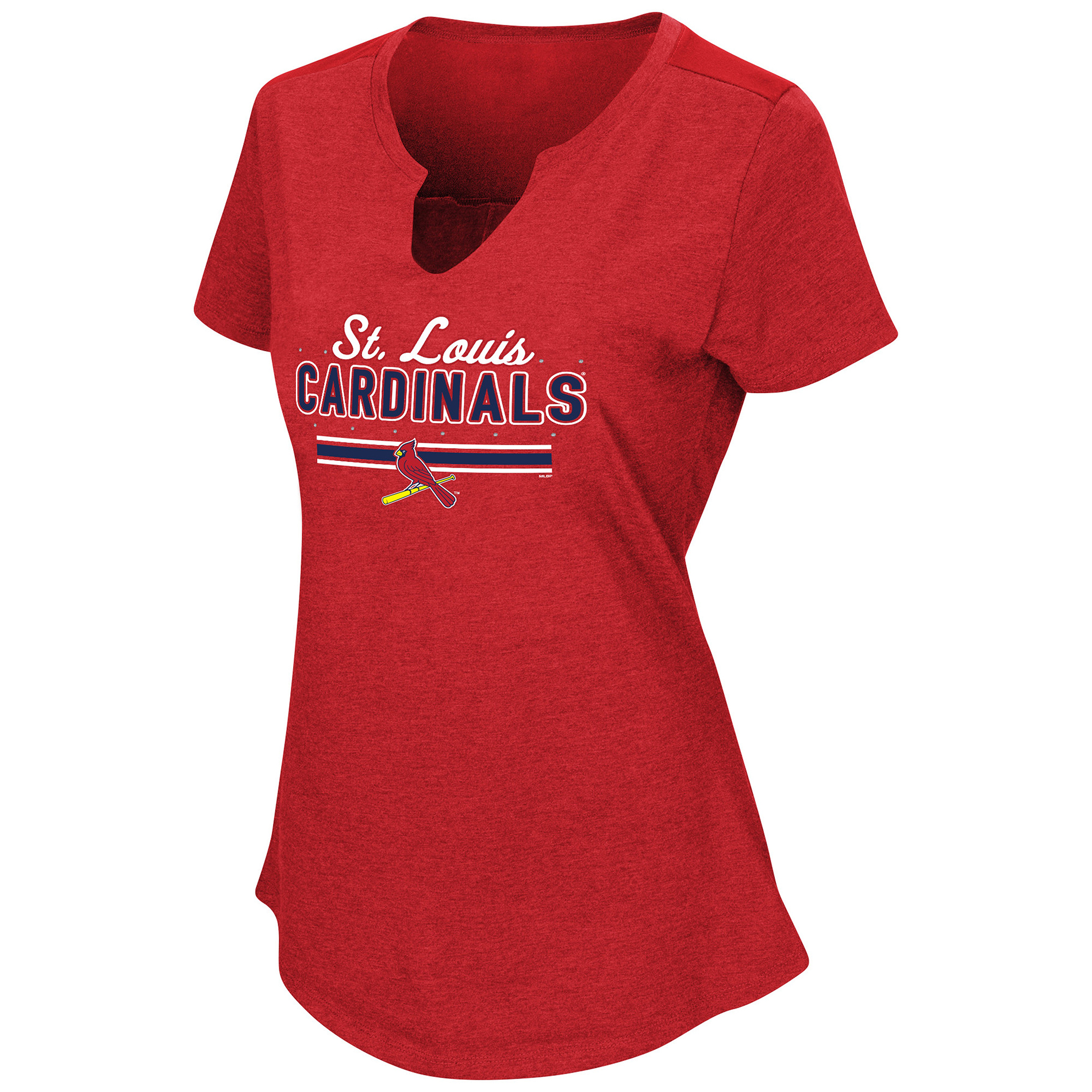 MLB Women’s St. Louis Cardinals Notch Neck T-Shirt
