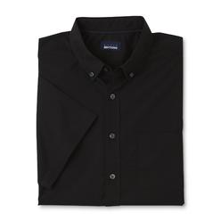 Basic Editions Men's Big & Tall Button-Front Shirt
