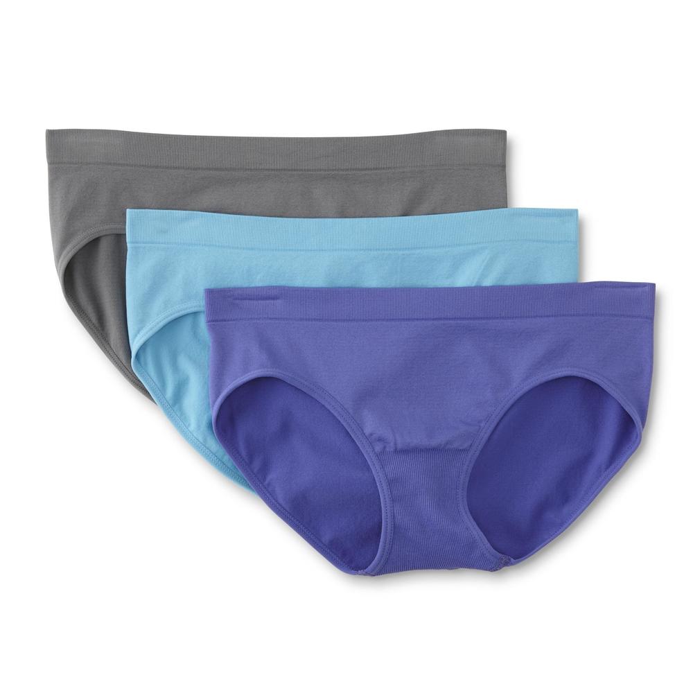 Simply Styled Women's 3-Pack Seamless Bikini Panties