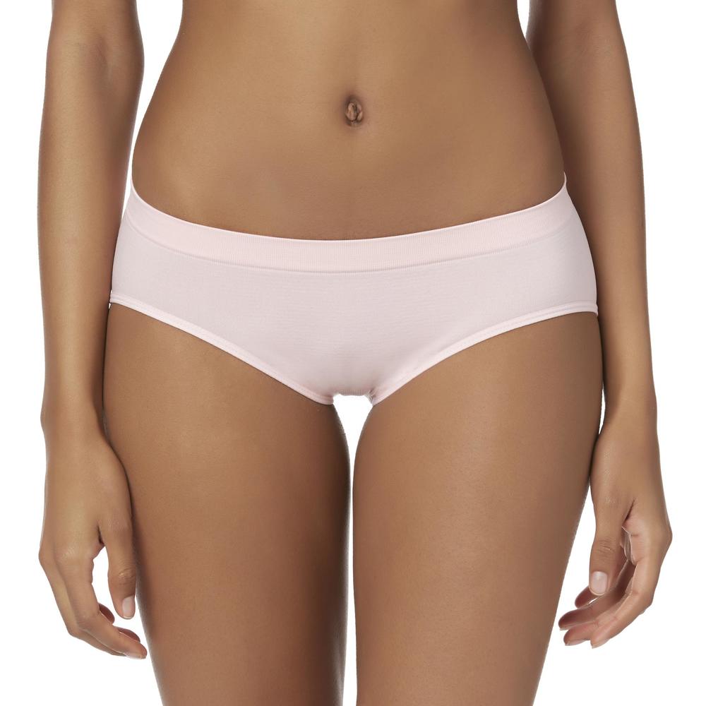 Simply Styled Women's 3-Pack Seamless Bikini Panties - Heathered