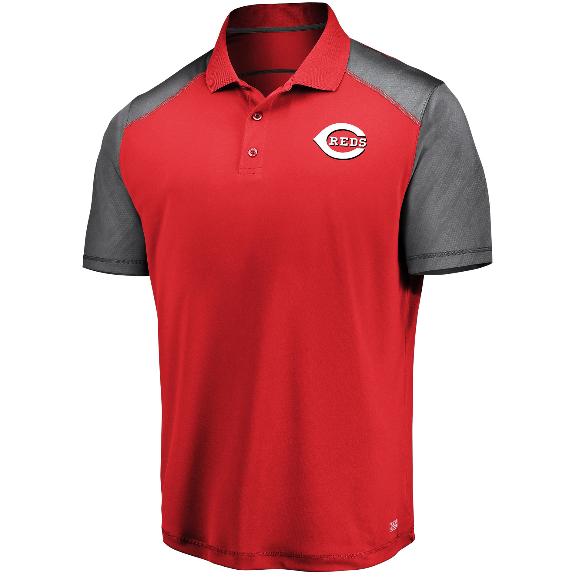 MLB Men’s Colorblock Polo Shirt - Cincinnati Reds, Size: Medium MLB Men’s Colorblock Polo Shirt - Cincinnati Reds, Size: Medium