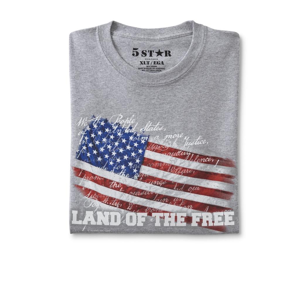 Men's Big & Tall Graphic T-Shirt - Land of the Free