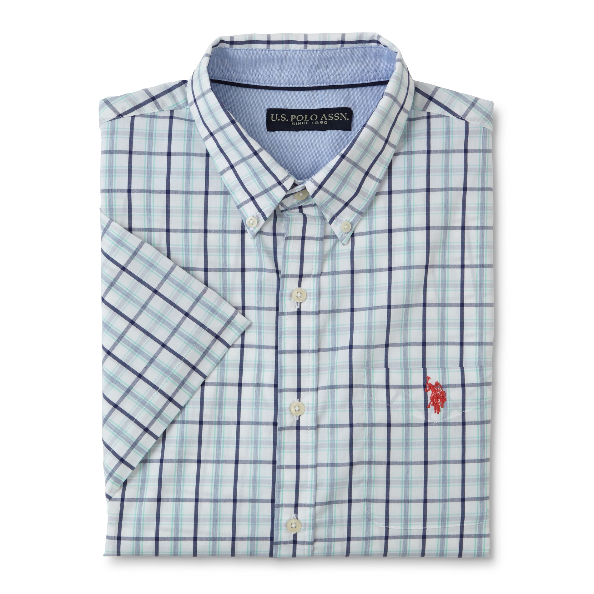 U.S. Polo Assn. Men's Short-Sleeve Button-Front Shirt