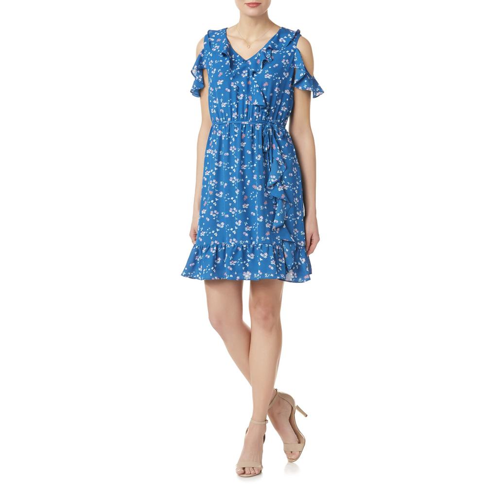 Simply Styled Petite's A-Line Ruffle Dress - Floral