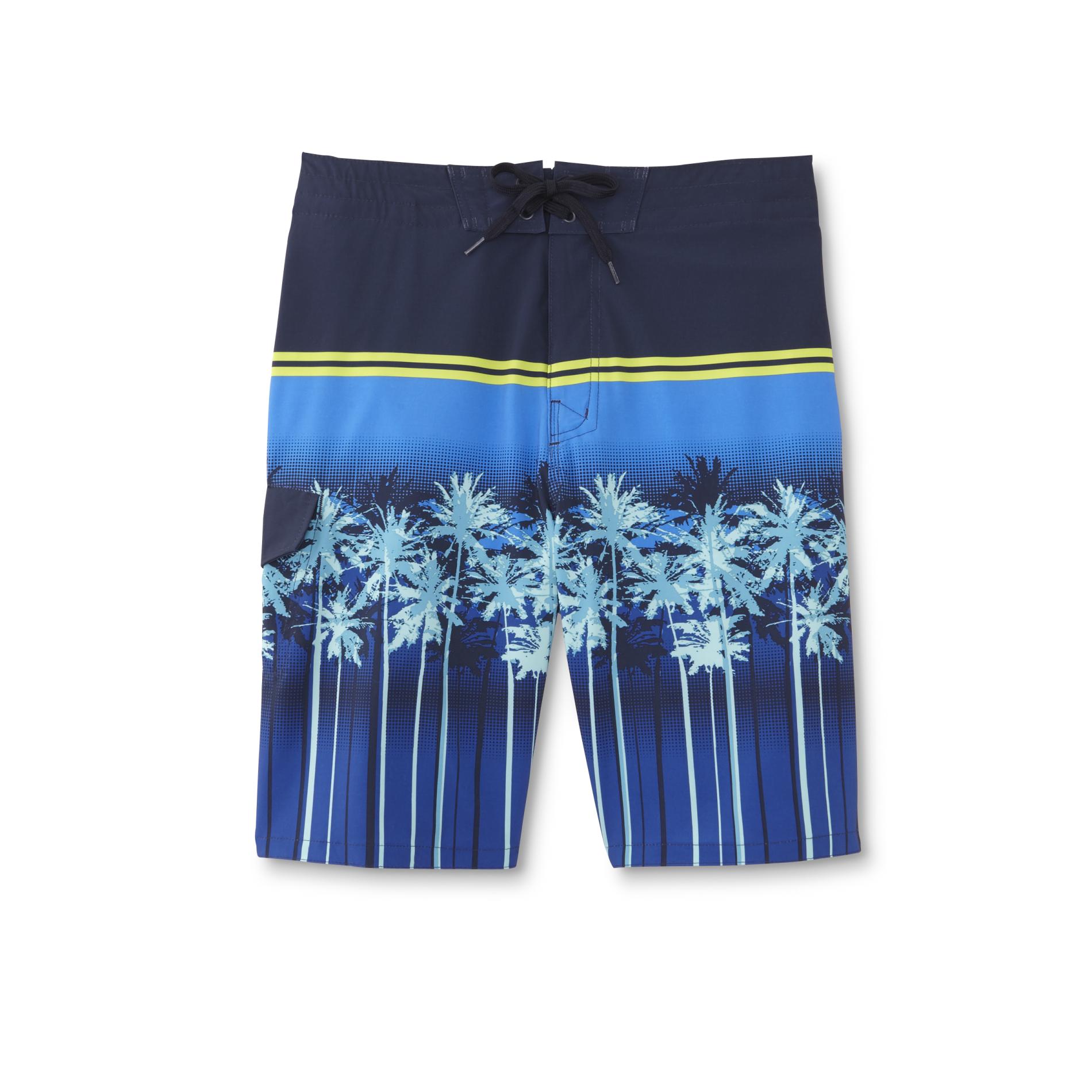 Route 66 Men's Swim Trunks Palm Trees