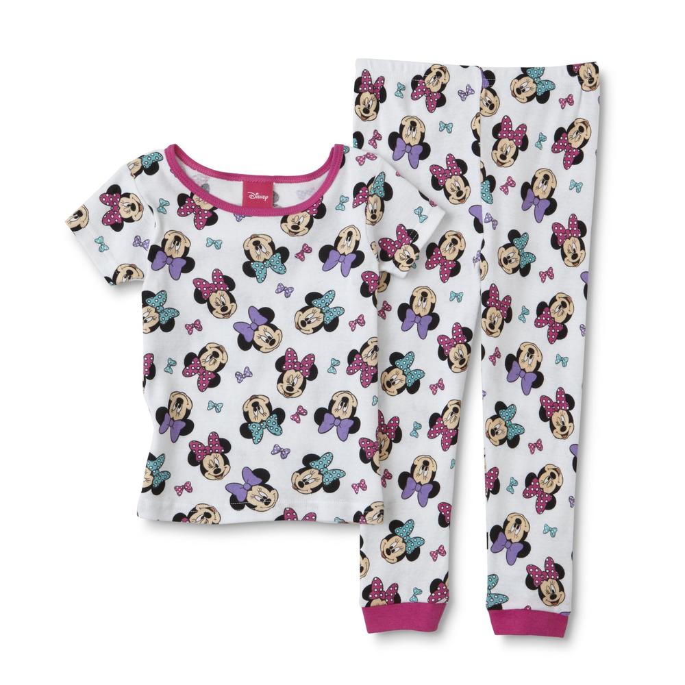 Disney Minnie Mouse Toddler Girls' 2-Pairs Pajamas