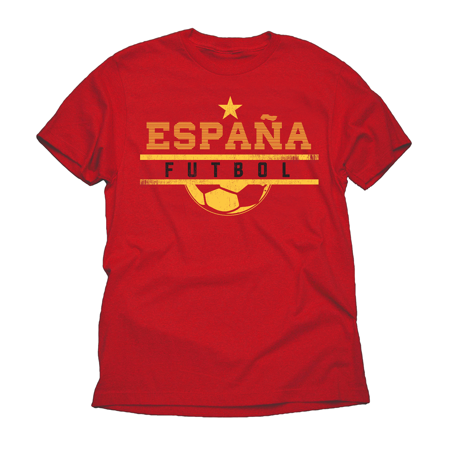 petite MLS Mens’ Spain Short-Sleeve T-Shirt, Size: Medium petite MLS Mens’ Spain Short-Sleeve T-Shirt, Size: Medium