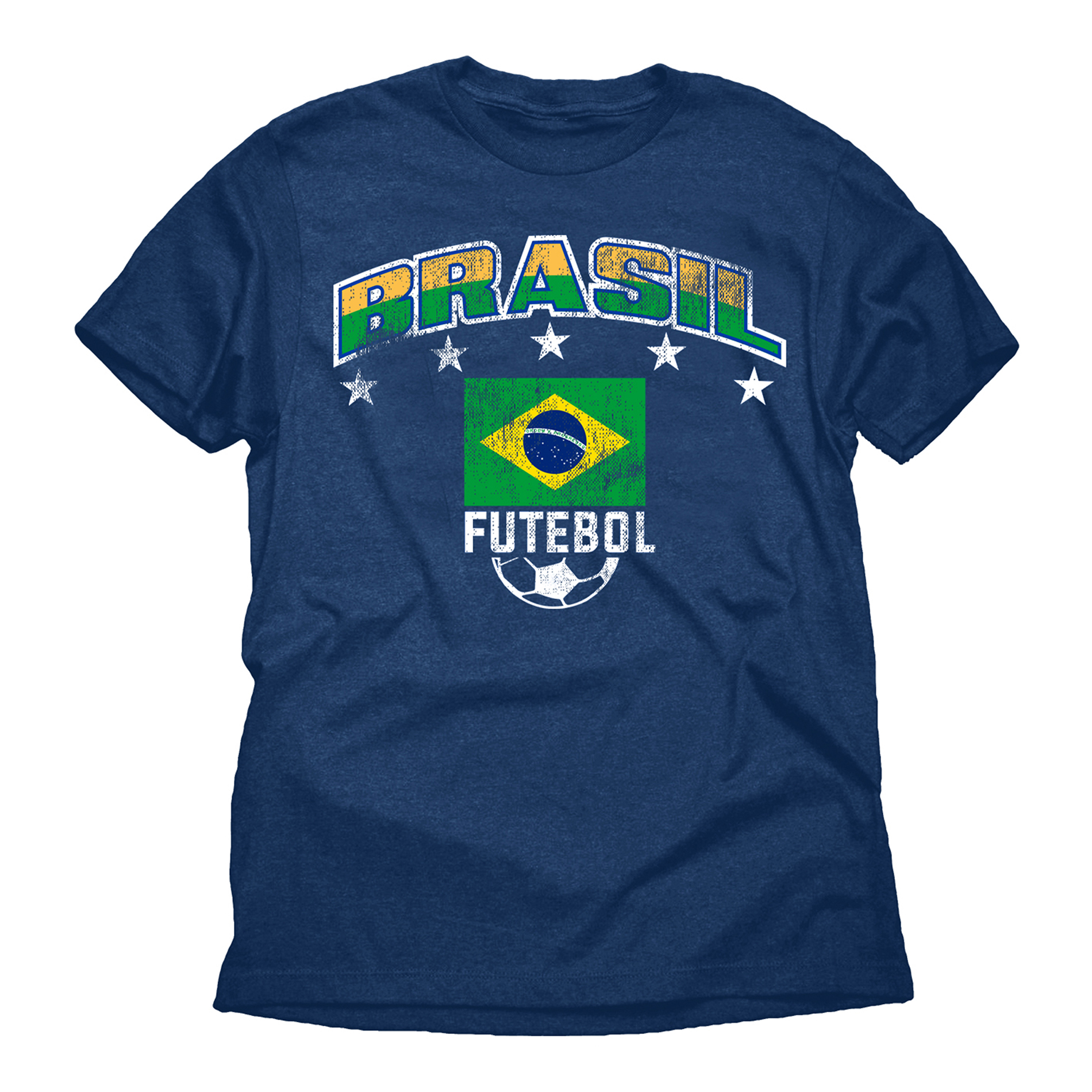 petite MLS Mens’ Brazil Short-Sleeve T-Shirt, Size: Large petite MLS Mens’ Brazil Short-Sleeve T-Shirt, Size: Large