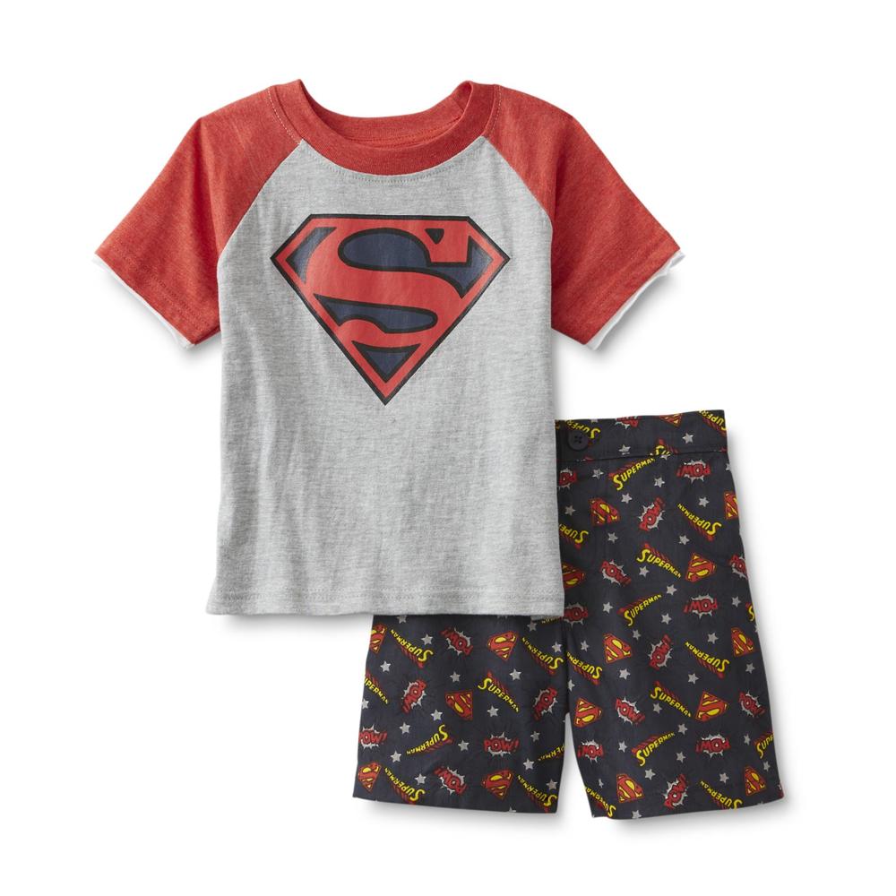 DC Comics Superman Infant & Toddler Boy's T-Shirt & Shorts