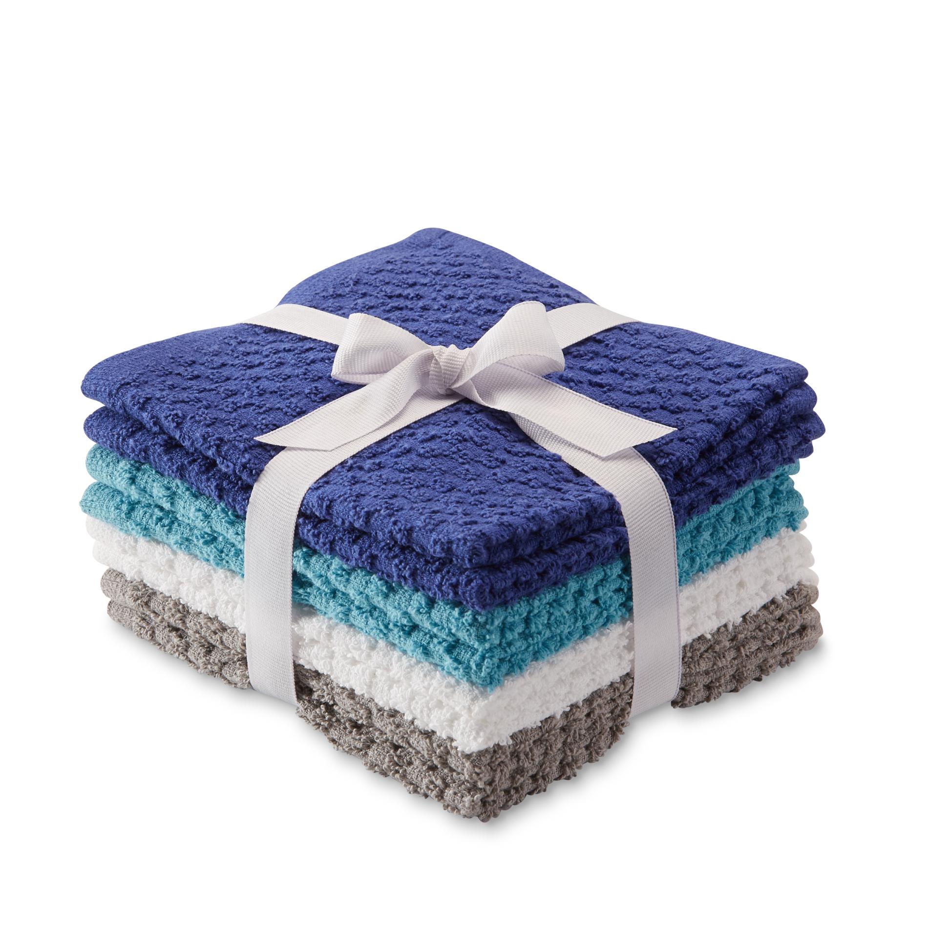Essential Home 8-Pack Terry Cloth Washcloths