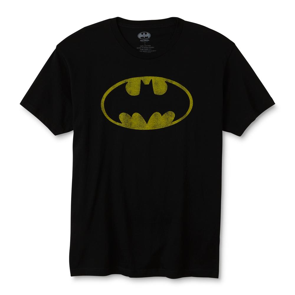 Screen Tee Market Brands Batman Young Men's Graphic T-Shirt-Emblem