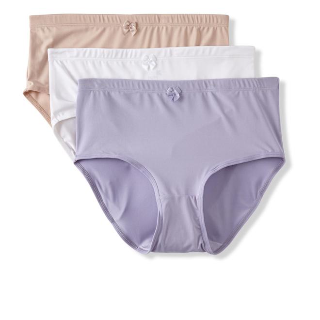 Pink K Women's 3Pack Brief Panties