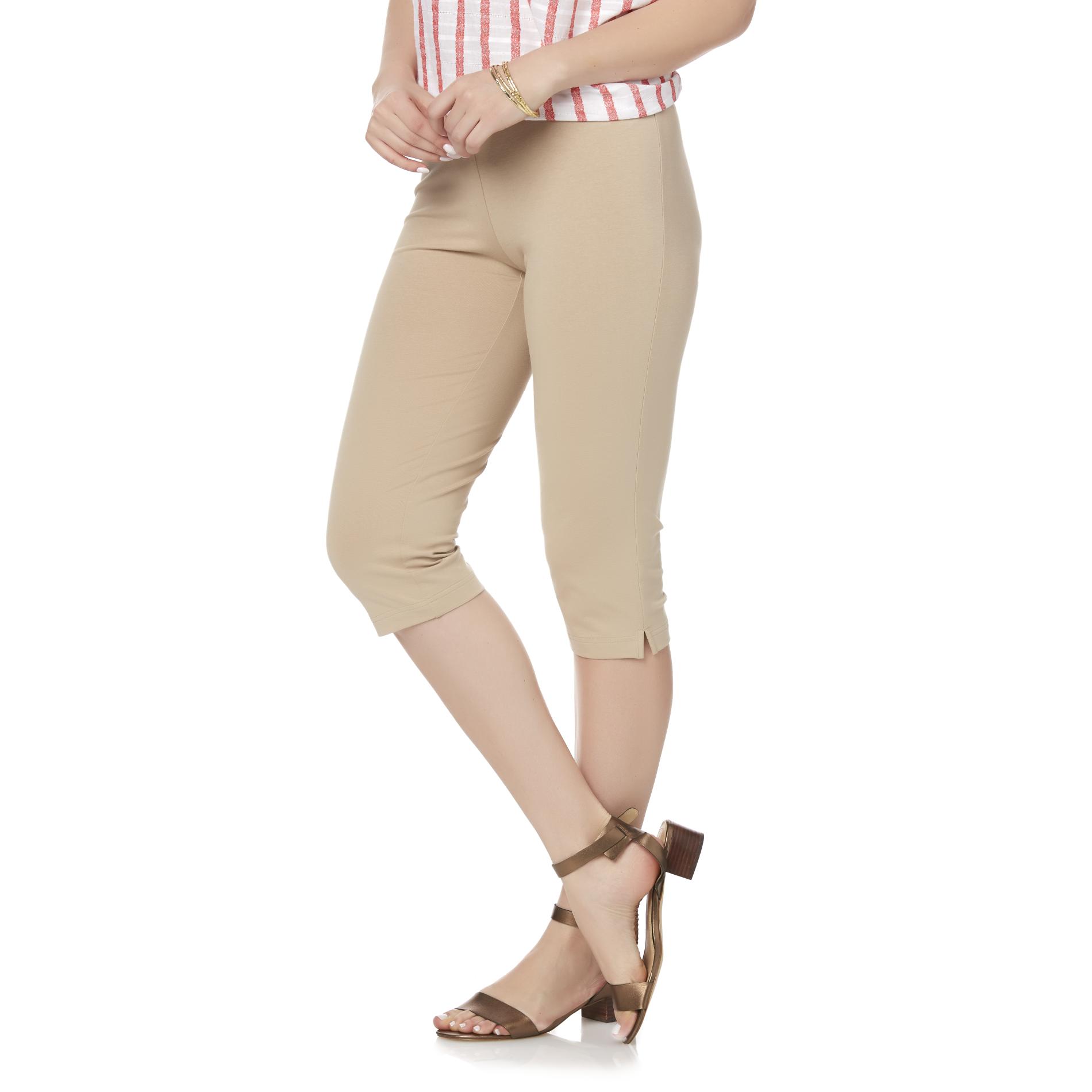 Basic Editions Women's Capri Leggings | Shop Your Way ...