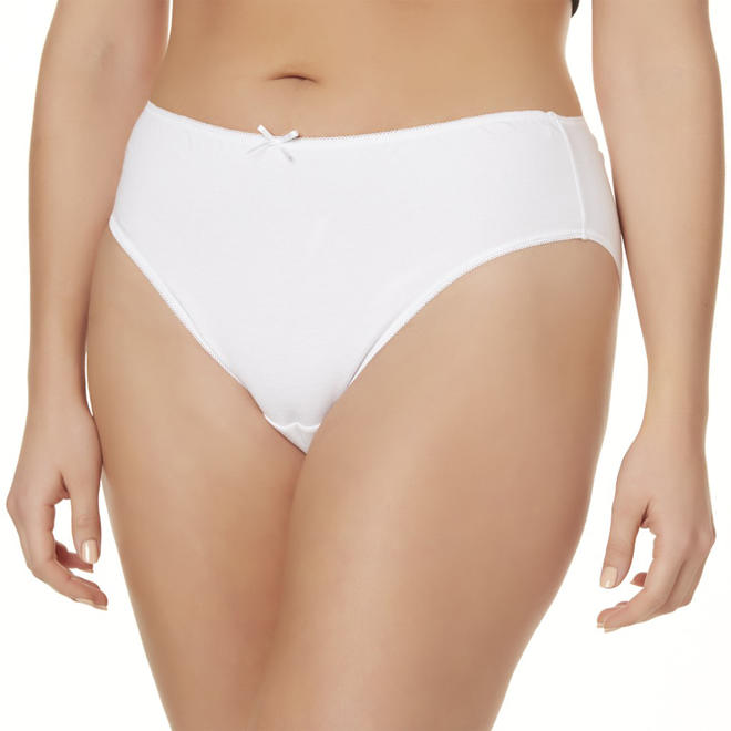 Jaclyn Smith Women's 5Pack Premium Plus Brief Panties