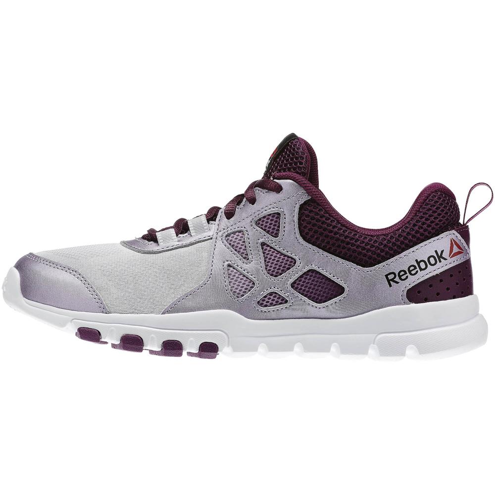 Reebok Women's SubLite Train 4.0 Purple/Gray/White Cross-Training Athletic Shoe