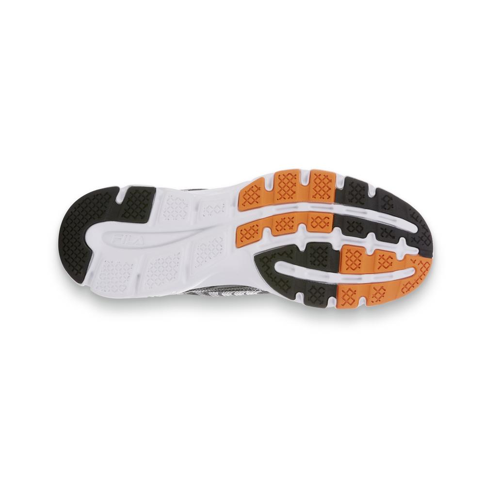 Fila Men's Maranella 3 Gray/Orange Athletic Shoe