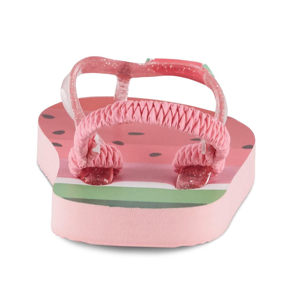 Piper Toddler Girls' Pattie Flip-Flop Sandal - Pink