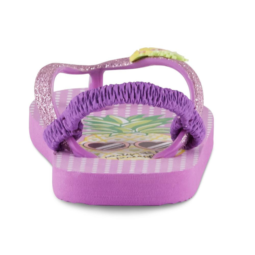 Piper Toddler Girls' Pattie Flip-Flop Sandal - Purple