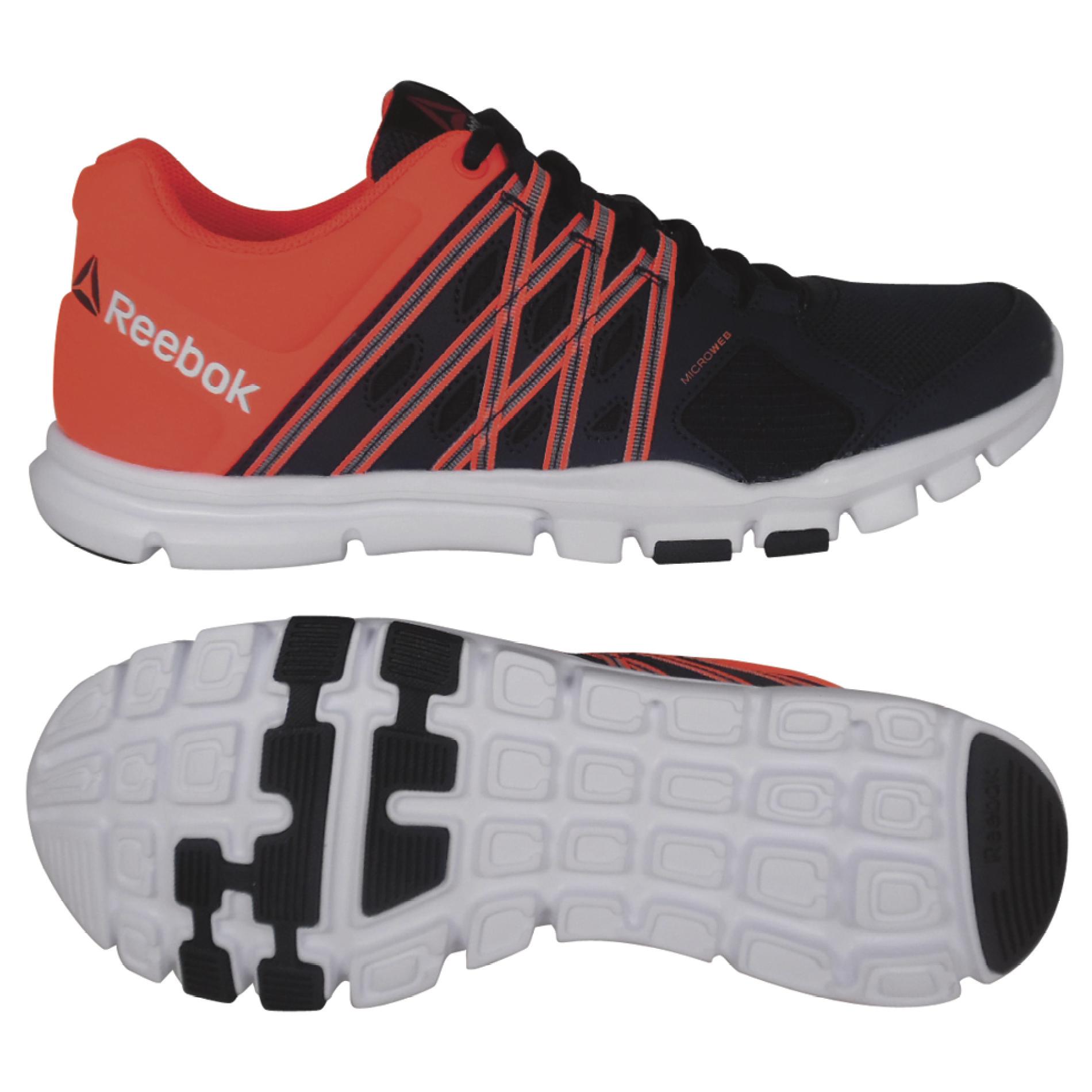 Reebok Men's FlexTrain Athletic Shoe - Red/Black