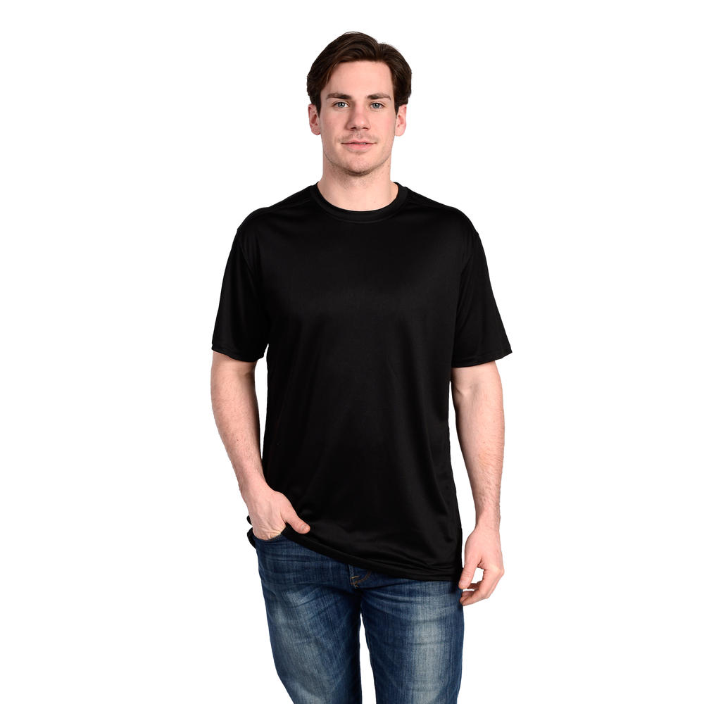 Stanley Men's short sleeve 100% polyester performance crew neck t-shirt