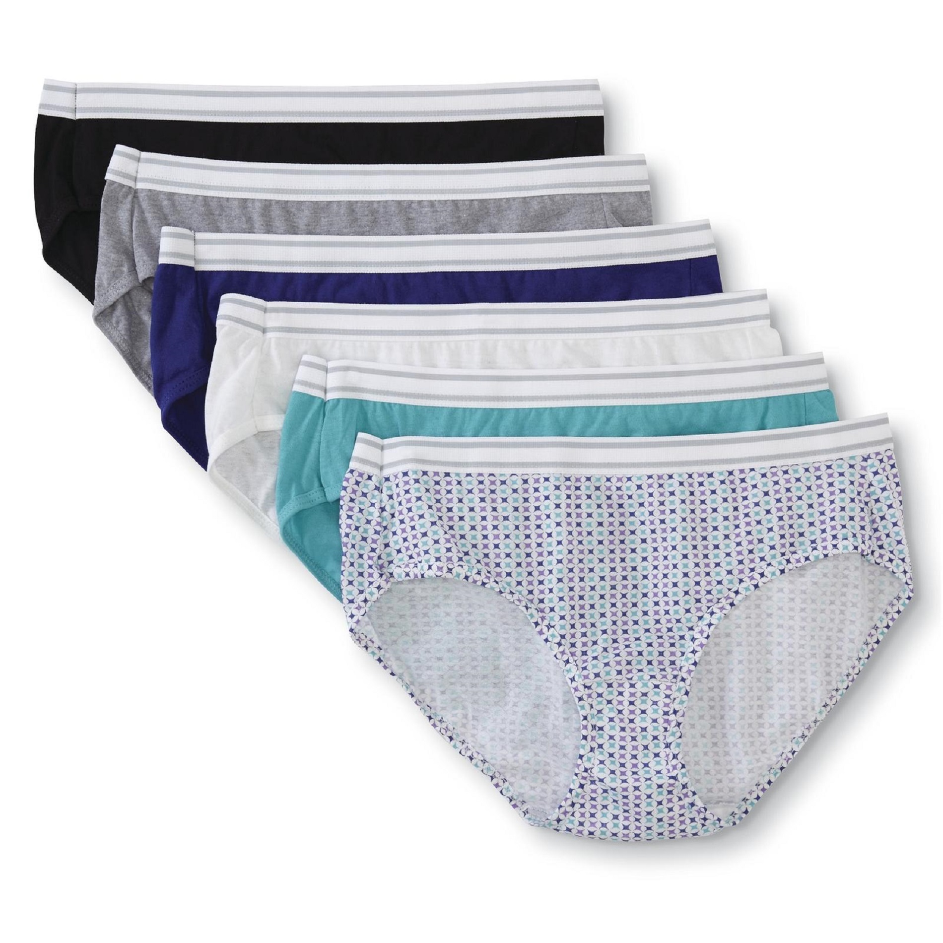 Hanes Women's 6-Pack Cotton Hipster Panties - PP41SC