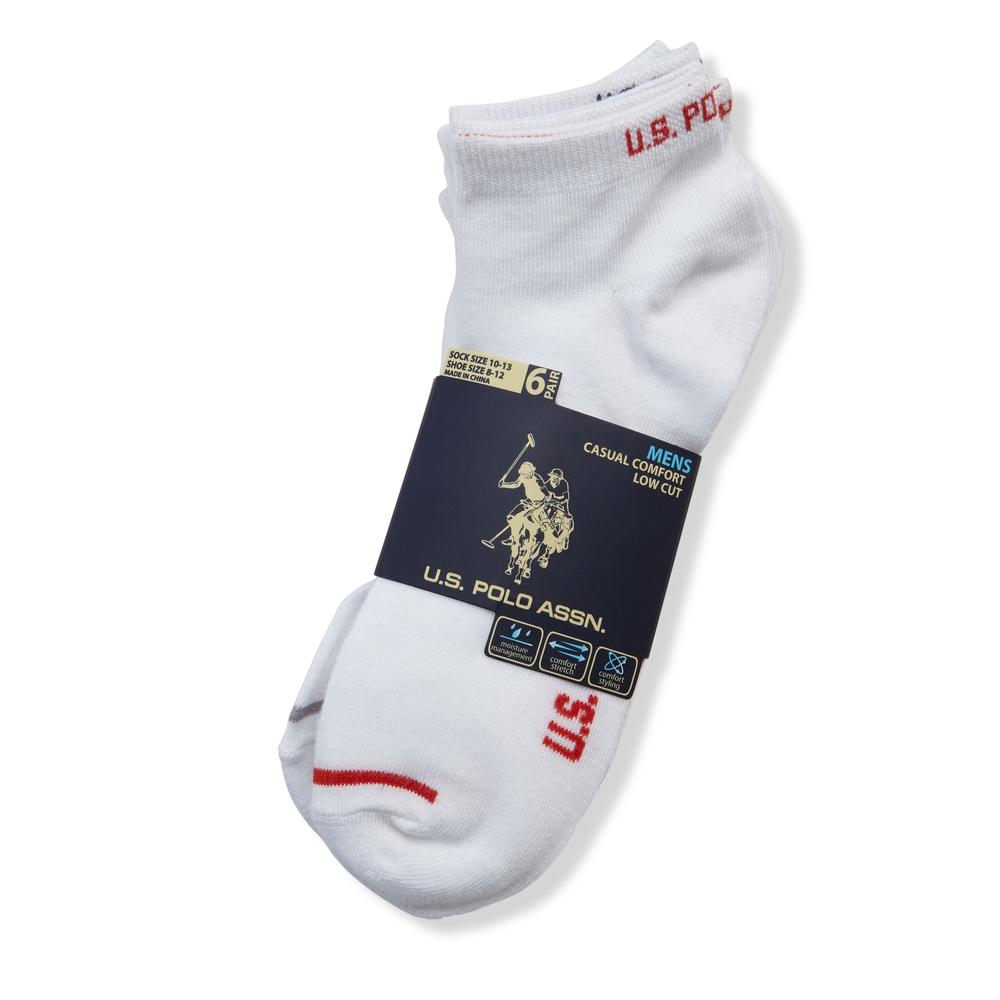 U.S. Polo Assn. Men's 6-Pairs Low-Cut Socks