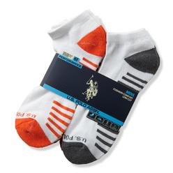 U.S. Polo Assn. Men's 6-Pairs Cushion Comfort Low-Cut Socks-Striped