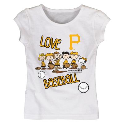 MLB Peanuts Toddler Girl's Graphic T-Shirt - Pittsburgh Pirates