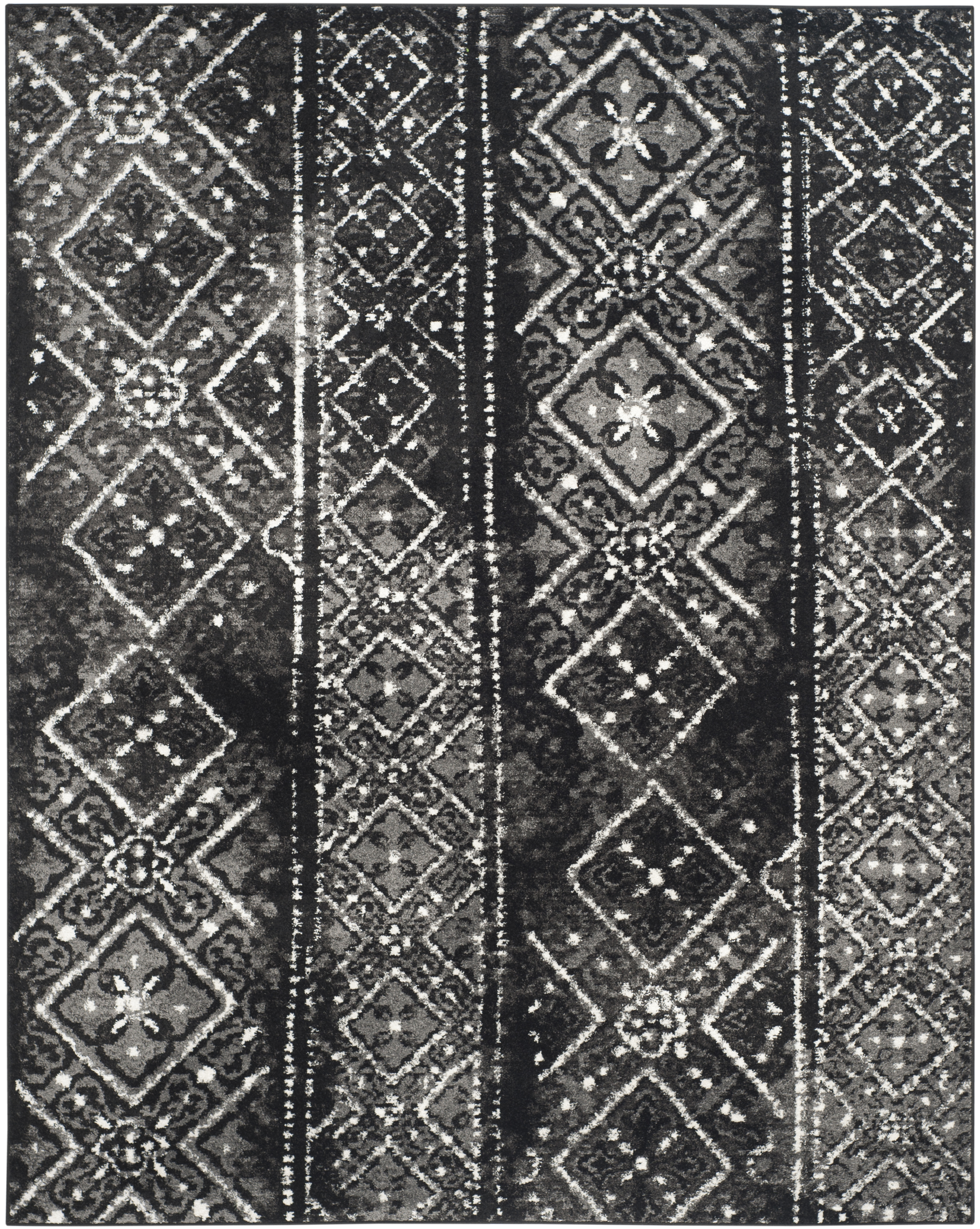 Safavieh Adirondack ADR111 Area Rug 6 ft. x 9 ft., Size: 6' X 9, Silver/Black Safavieh Adirondack ADR111 Area Rug 6 ft. x 9 ft., Size: 6' X 9, Silver/Black