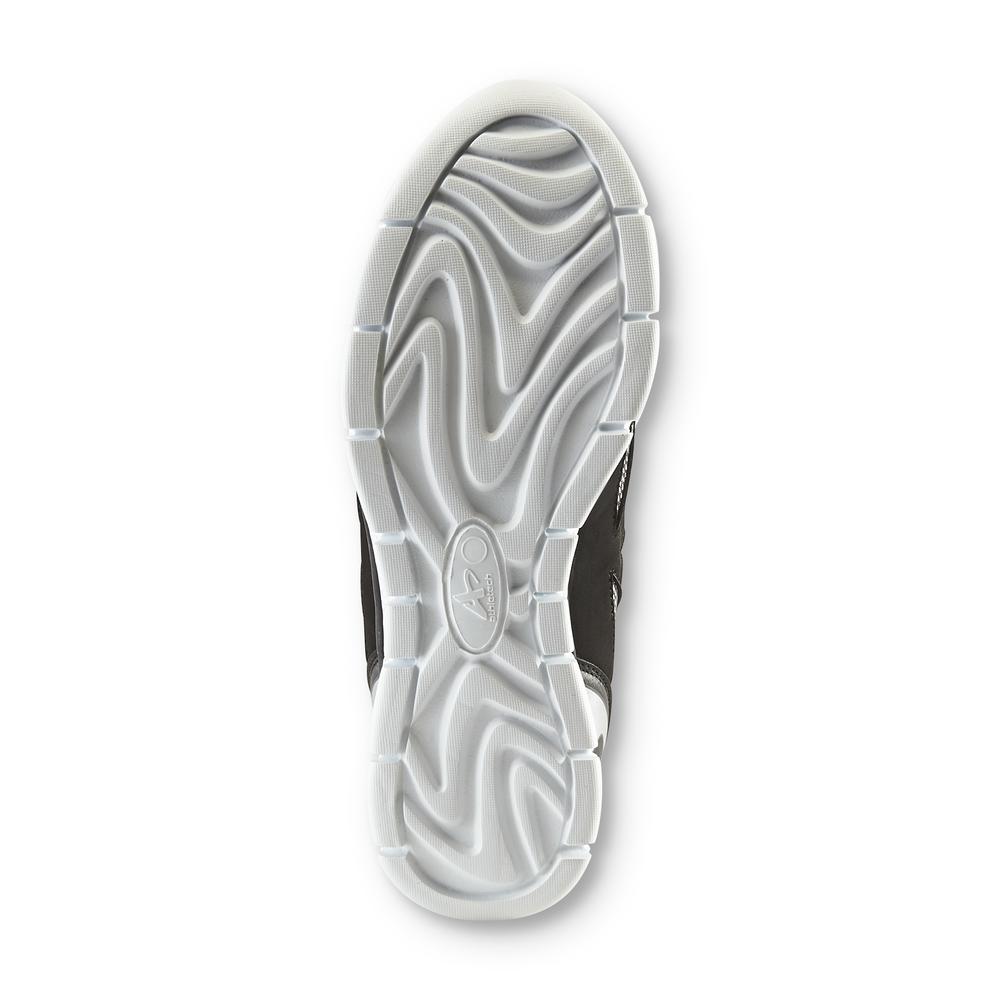 Athletech Men's Sprint Black/Silver Running Shoe - Black/Silver