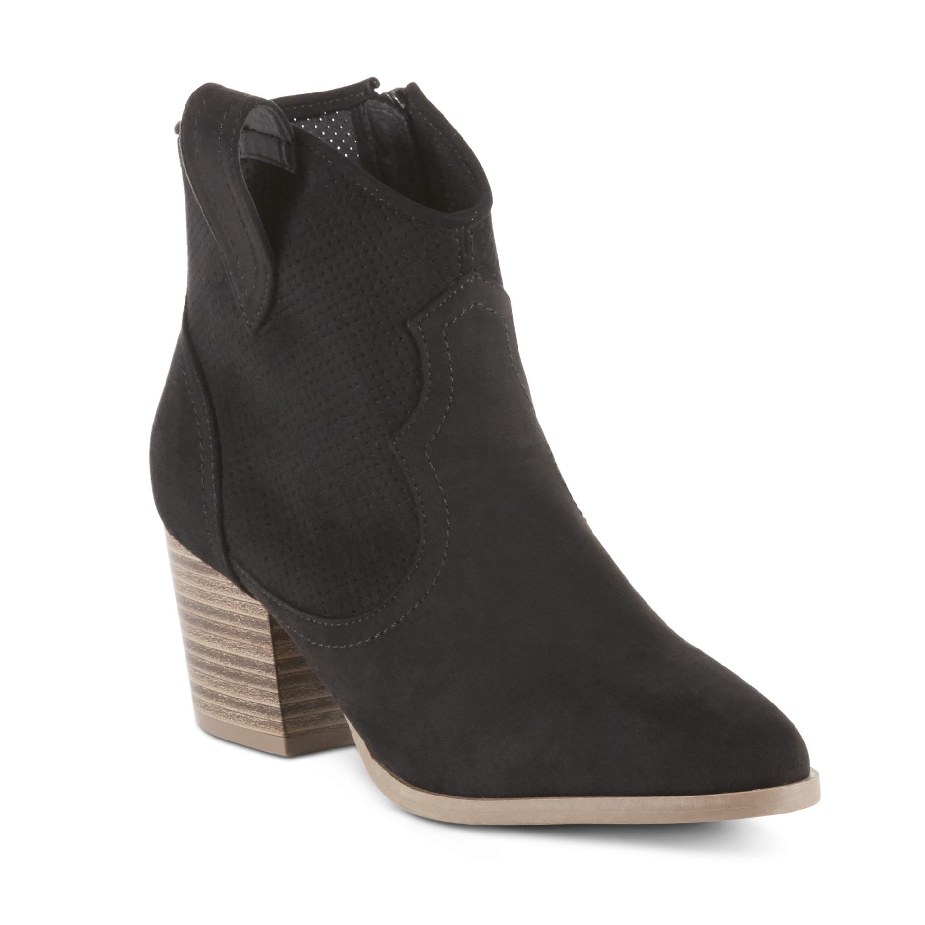 sears womens black boots