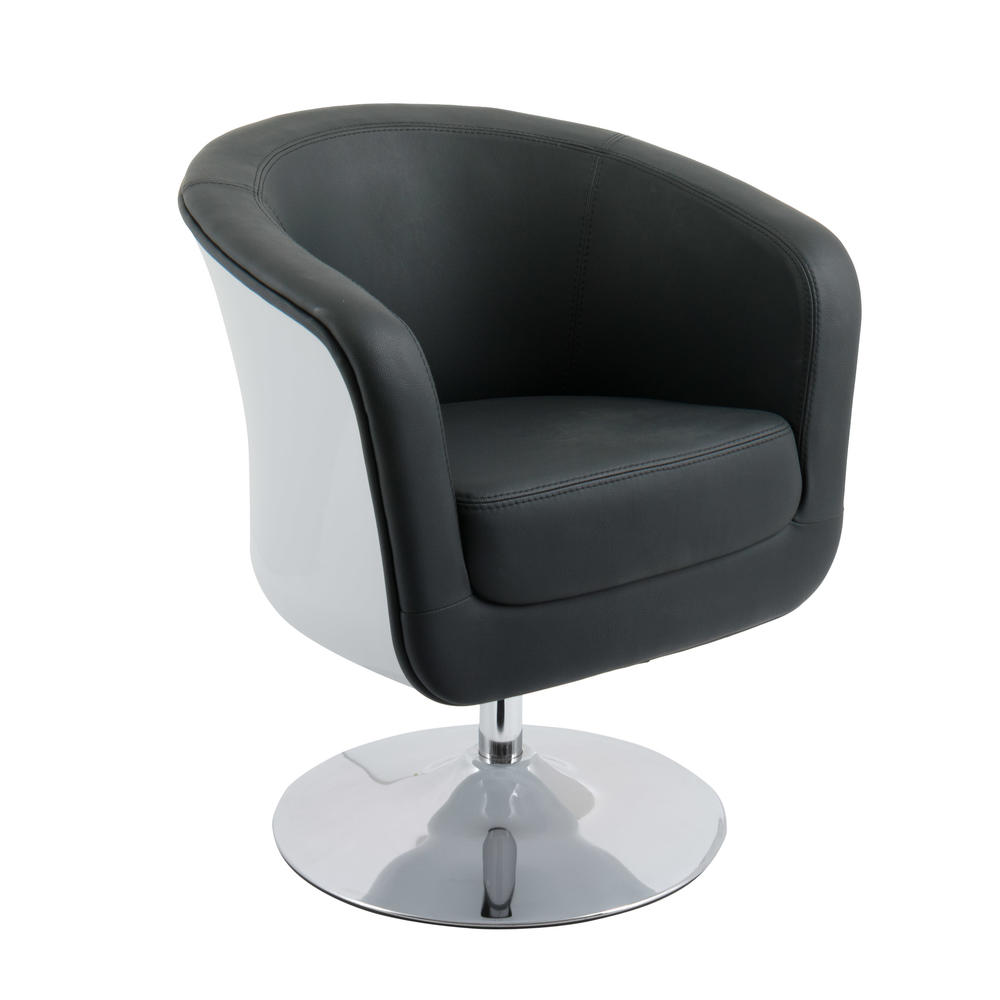 CorLiving Modern Bonded Leather Tub Chair